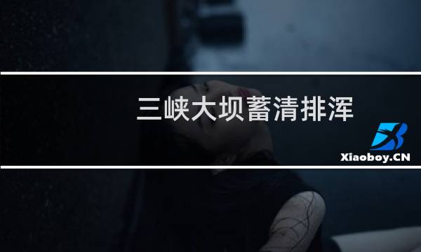 三峡大坝蓄清排浑