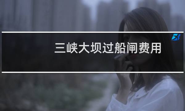 三峡大坝过船闸费用