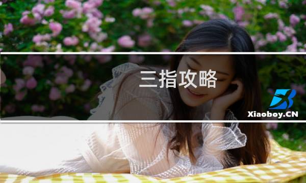 三指攻略