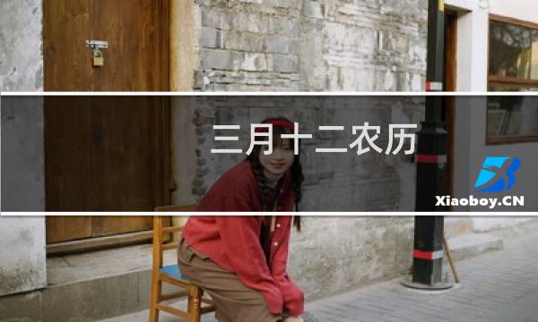 三月十二农历