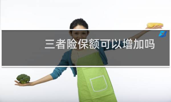 三者险保额可以增加吗