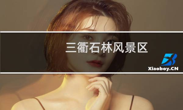 三衢石林風(fēng)景區(qū)