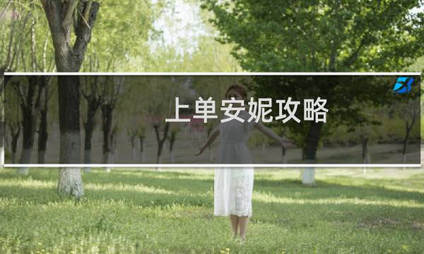 上单安妮攻略