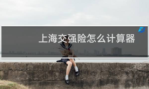 上海交强险怎么计算器