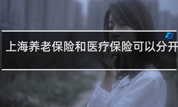 上海养老保险和医疗保险可以分开交吗