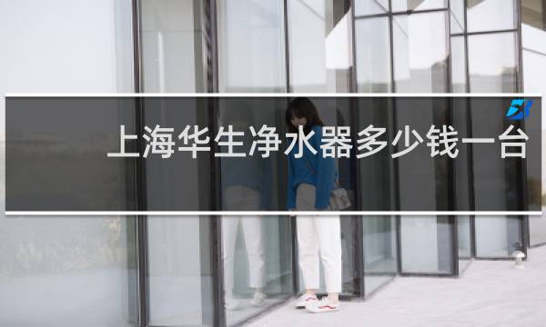 上海华生净水器多少钱一台