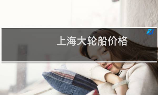 上海大轮船价格