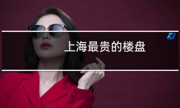 上海最贵的楼盘