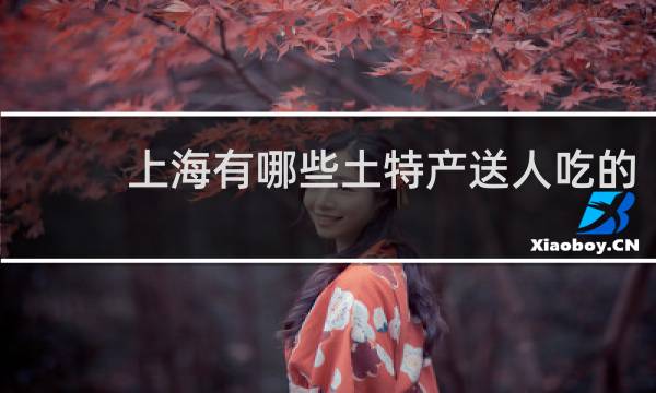 上海有哪些土特产送人吃的
