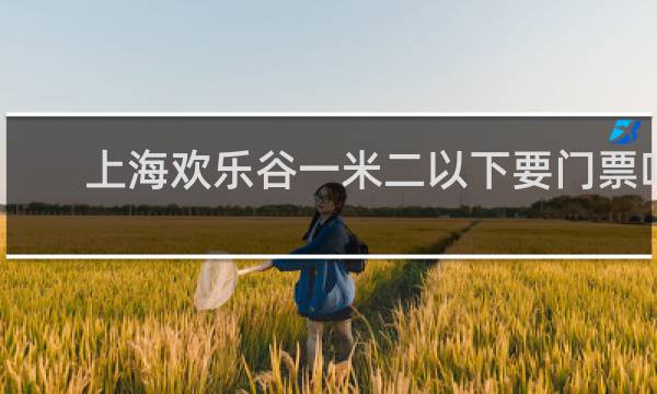 上海欢乐谷一米二以下要门票吗