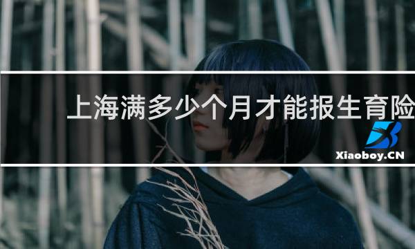 上海满多少个月才能报生育险