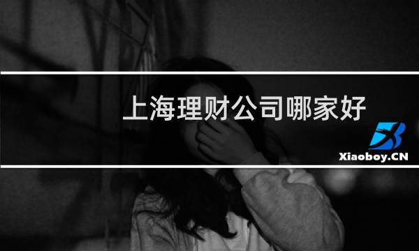 上海理财公司哪家好