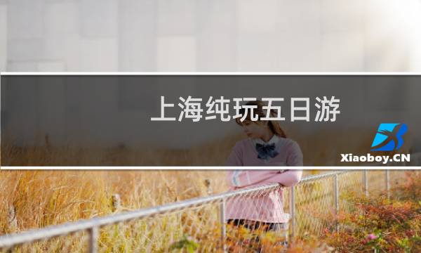 上海纯玩五日游
