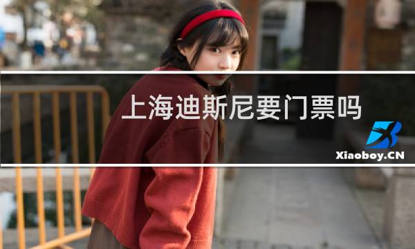 上海迪斯尼要门票吗