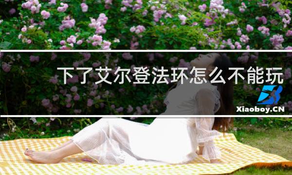 下了艾尔登法环怎么不能玩