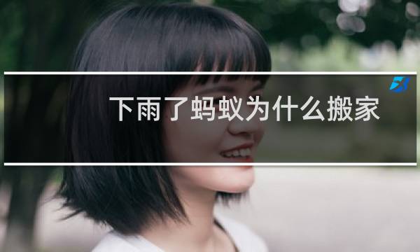 下雨了蚂蚁为什么搬家