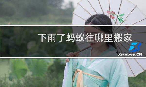 下雨了蚂蚁往哪里搬家