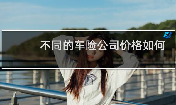 不同的车险公司价格如何