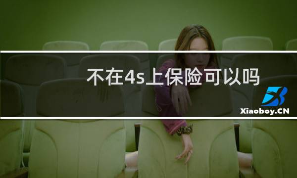 不在4s上保险可以吗