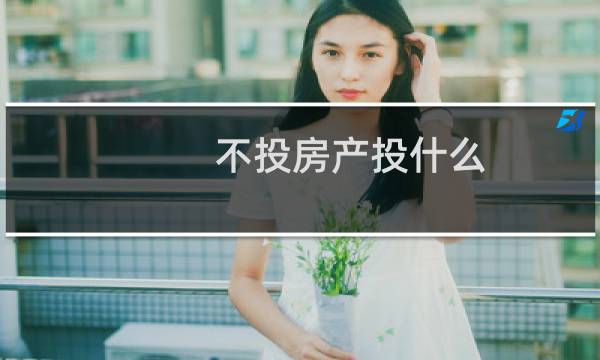 不投房产投什么