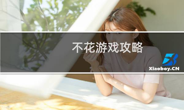 不花游戏攻略