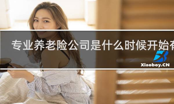 专业养老险公司是什么时候开始有的