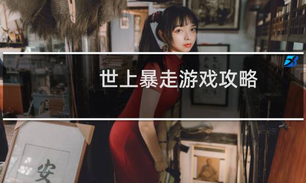 世上暴走游戏攻略