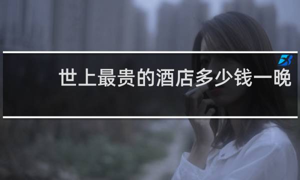 世上最贵的酒店多少钱一晚