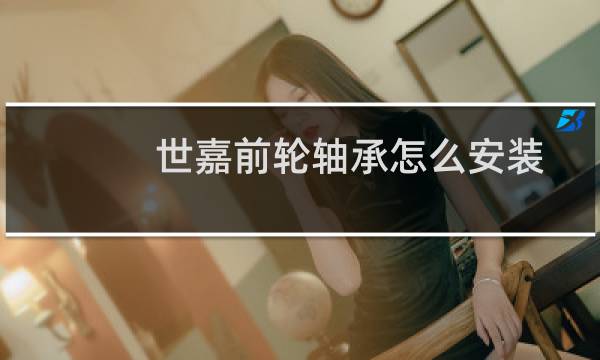 世嘉前轮轴承怎么安装