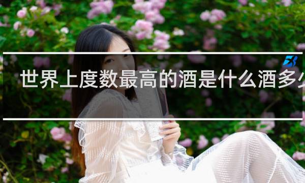 世界上度数最高的酒是什么酒多少度
