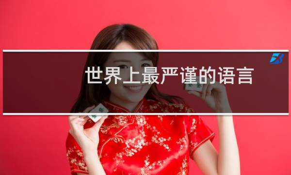 世界上最严谨的语言