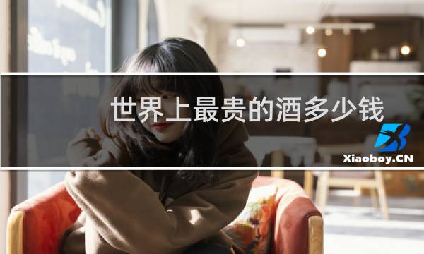 世界上最贵的酒多少钱