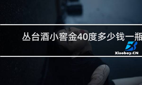 丛台酒小窖金40度多少钱一瓶