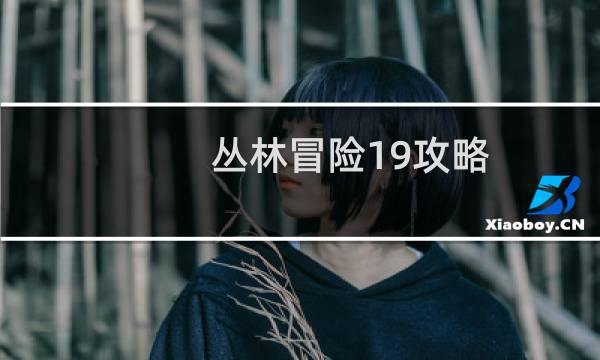 丛林冒险19攻略