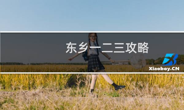 东乡一二三攻略