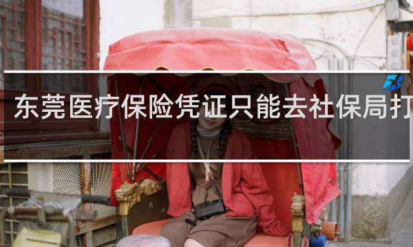 东莞医疗保险凭证只能去社保局打印吗
