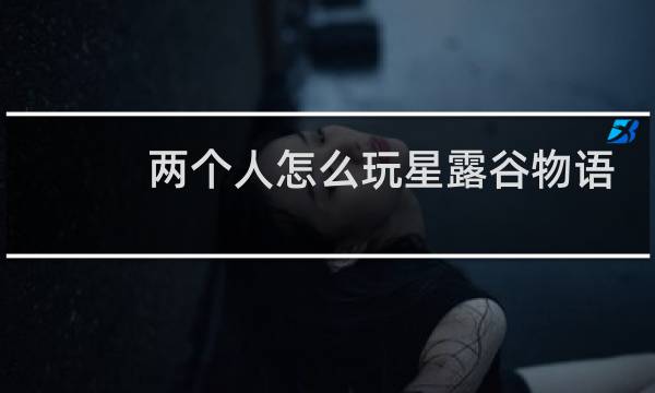 两个人怎么玩星露谷物语