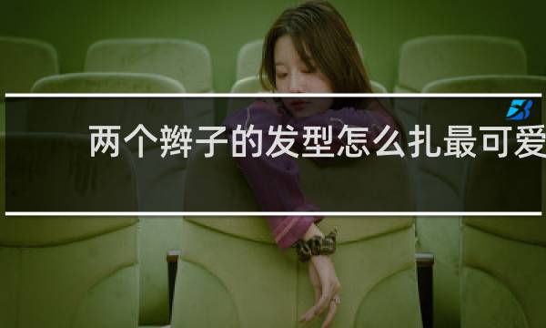 两个辫子的发型怎么扎最可爱