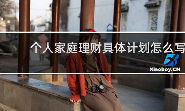 个人家庭理财具体计划怎么写