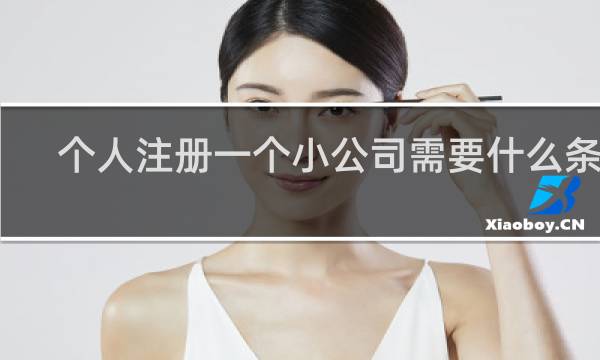 个人注册一个小公司需要什么条件