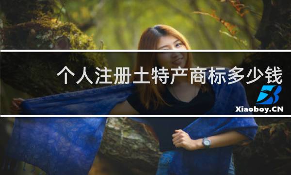 个人注册土特产商标多少钱
