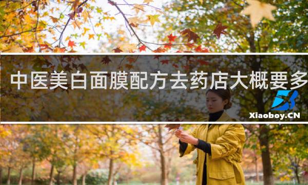 中医美白面膜配方去药店大概要多少钱