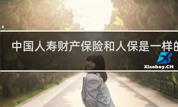 中国人寿财产保险和人保是一样的吗