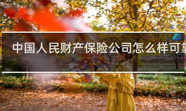 中国人民财产保险公司怎么样可靠吗