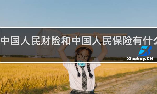 中国人民财险和中国人民保险有什么区别