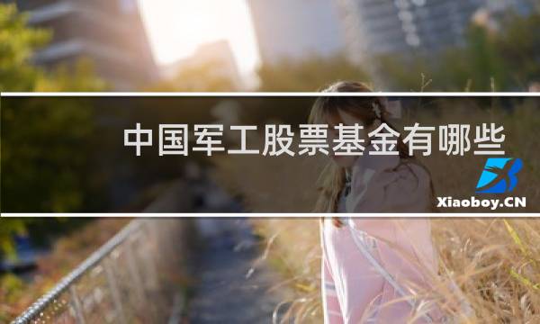 中国军工股票基金有哪些