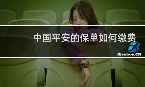 中国平安的保单如何缴费