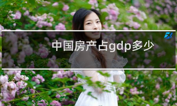 中国房产占gdp多少