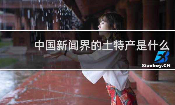中国新闻界的土特产是什么