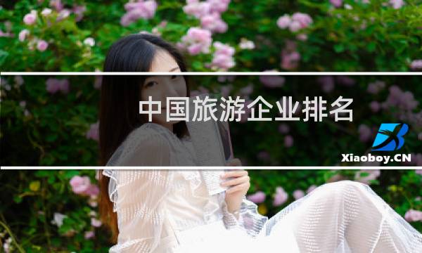 中国旅游企业排名